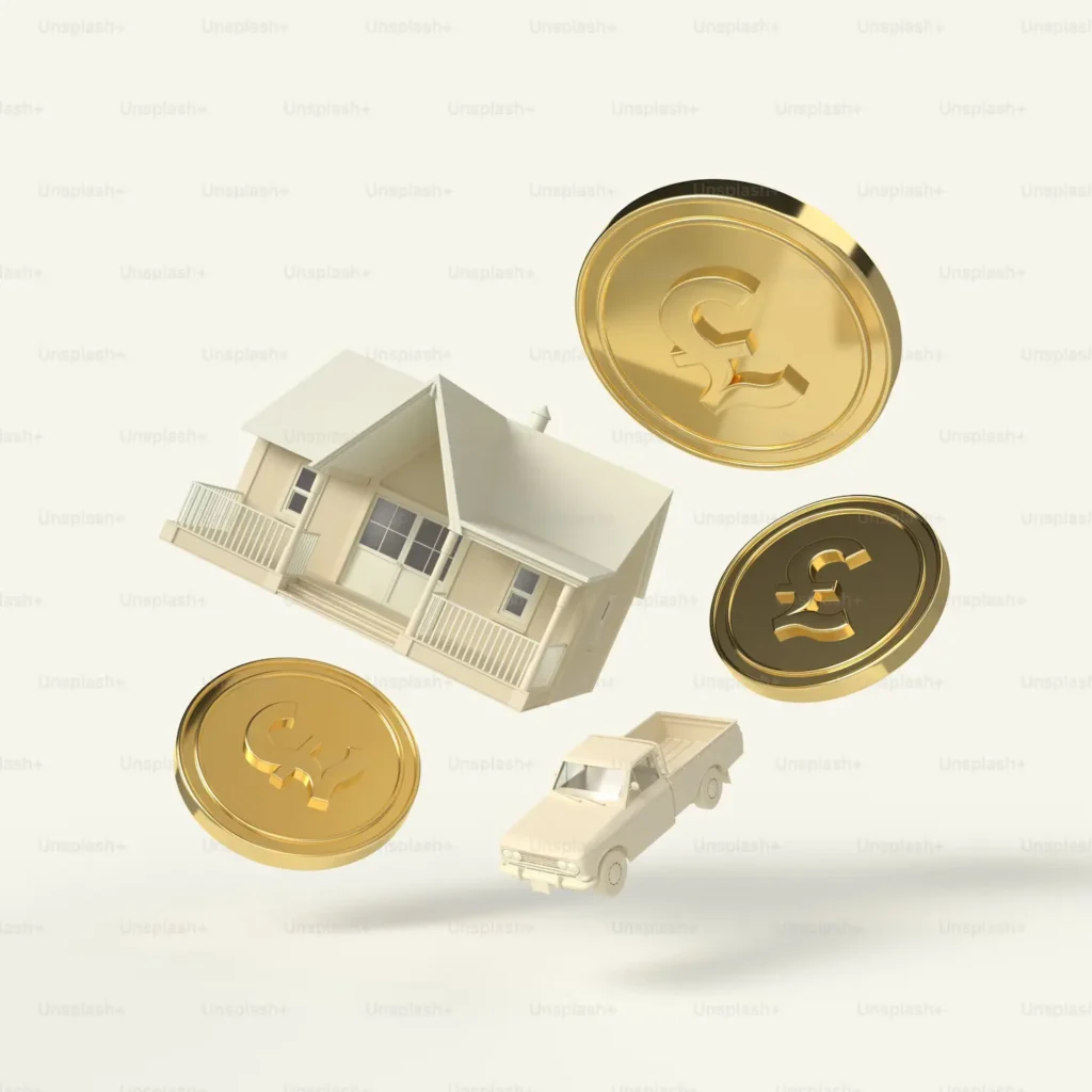 Mini house on dollar bills representing how to sell home for cash.